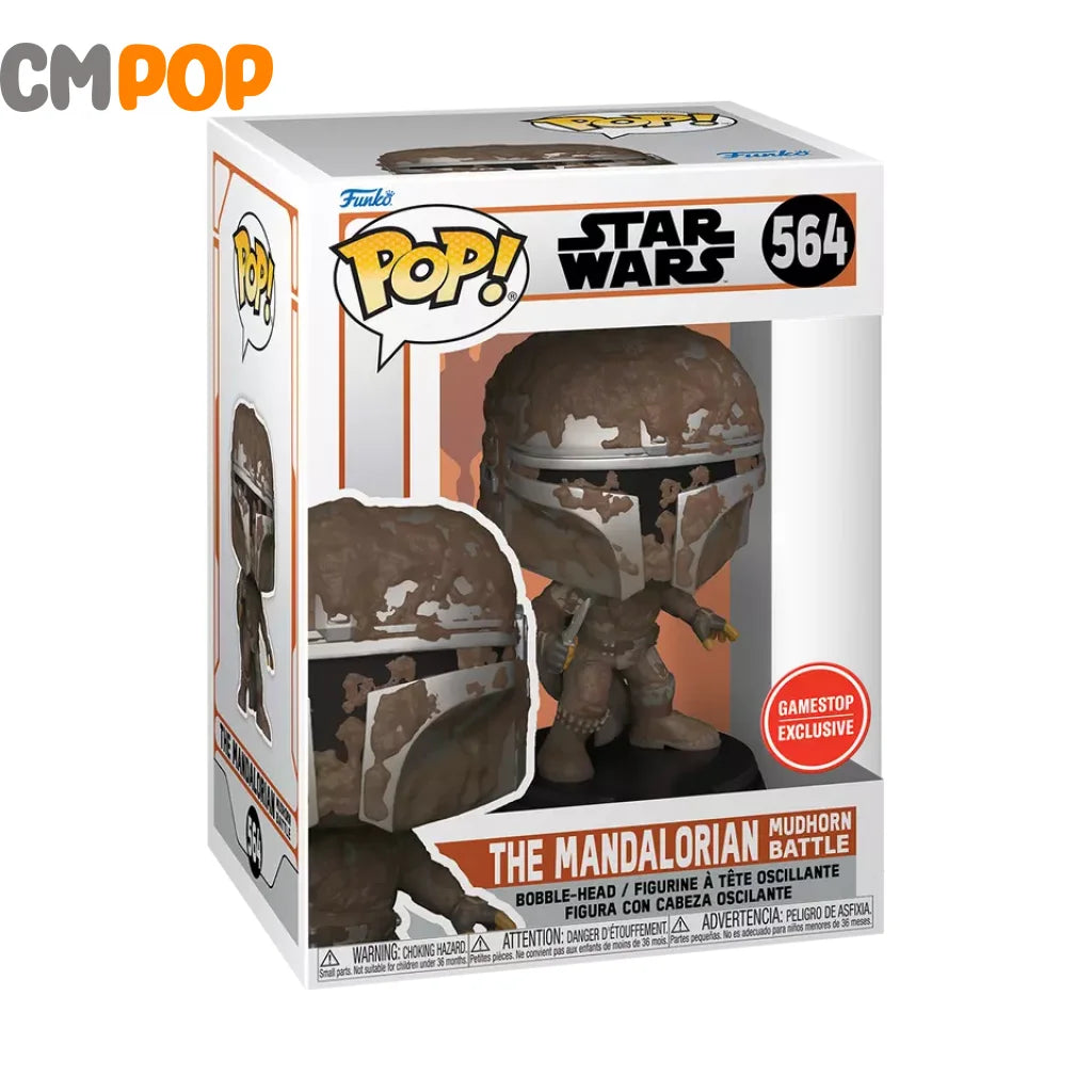 The Mandalorian Mudhorn Battle - #564 Funko Pop! Star Wars Gamestop Exclusive Pop