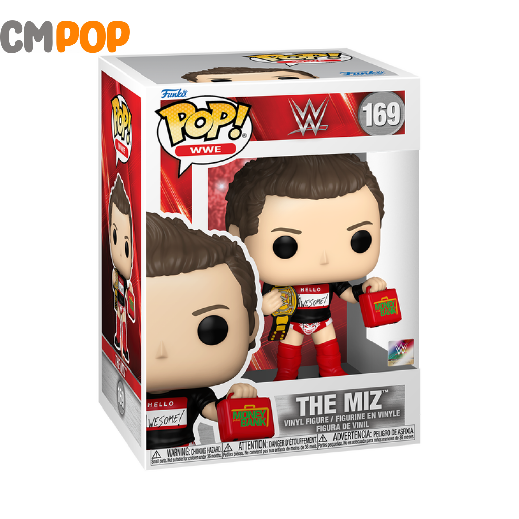 The Miz With Money In The Bank Briefcase - #169 Funko Pop! Wwe Pop