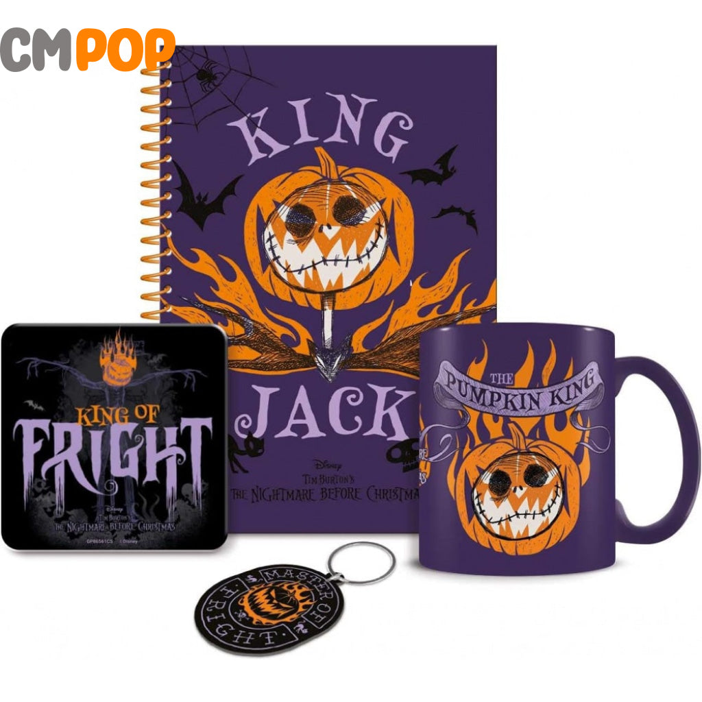 He Nightmare Before Christmas (Colourful Shadows) Bumper Gift Set (Mug Coaster Keychain & Notebook