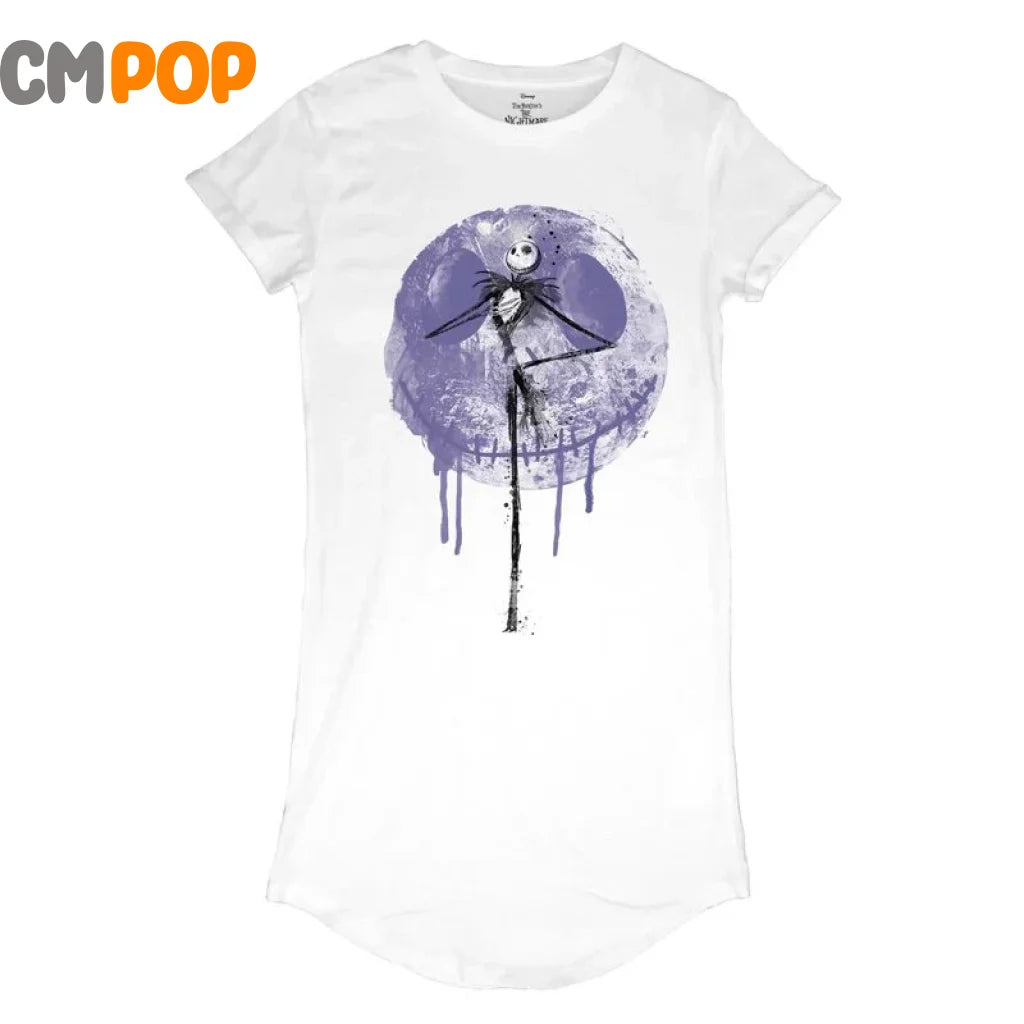 The Nightmare Before Christmas - Moon Drip - T-Shirt Dress t-shirt