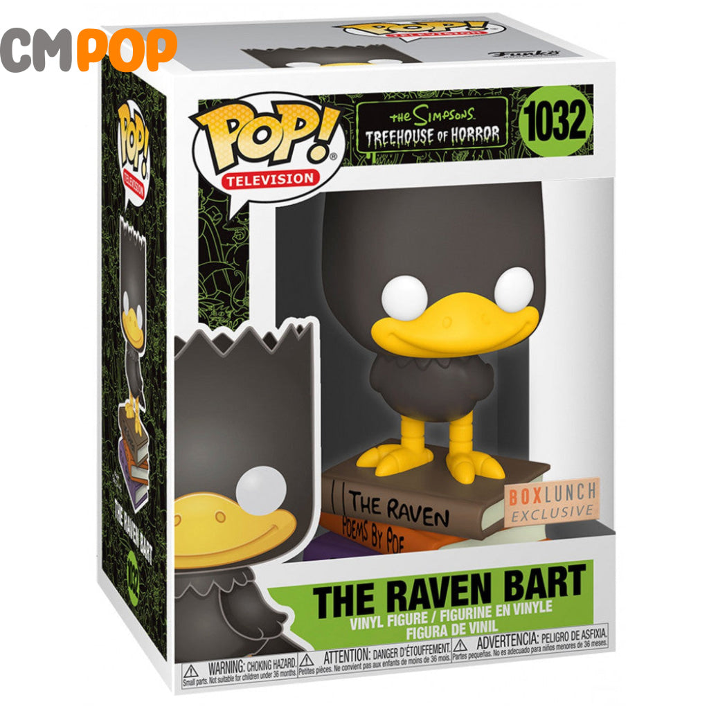 The Raven Bart - #1032 - Funko Pop! - The Simpsons - Box Lunch Exclusive Funko Pop
