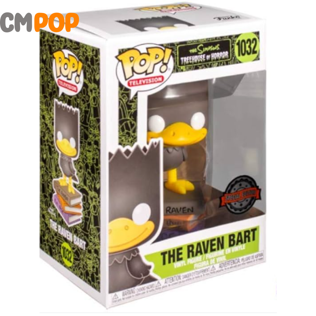 The Raven Bart - #1032 Funko Pop! Simpsons Special Edition Exclusive Pop