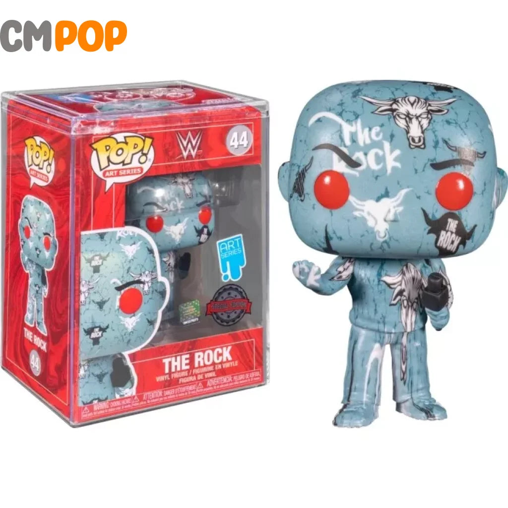 The Rock - #44 - Funko Pop! - WWE - Art Series - Special Edition Funko Pop