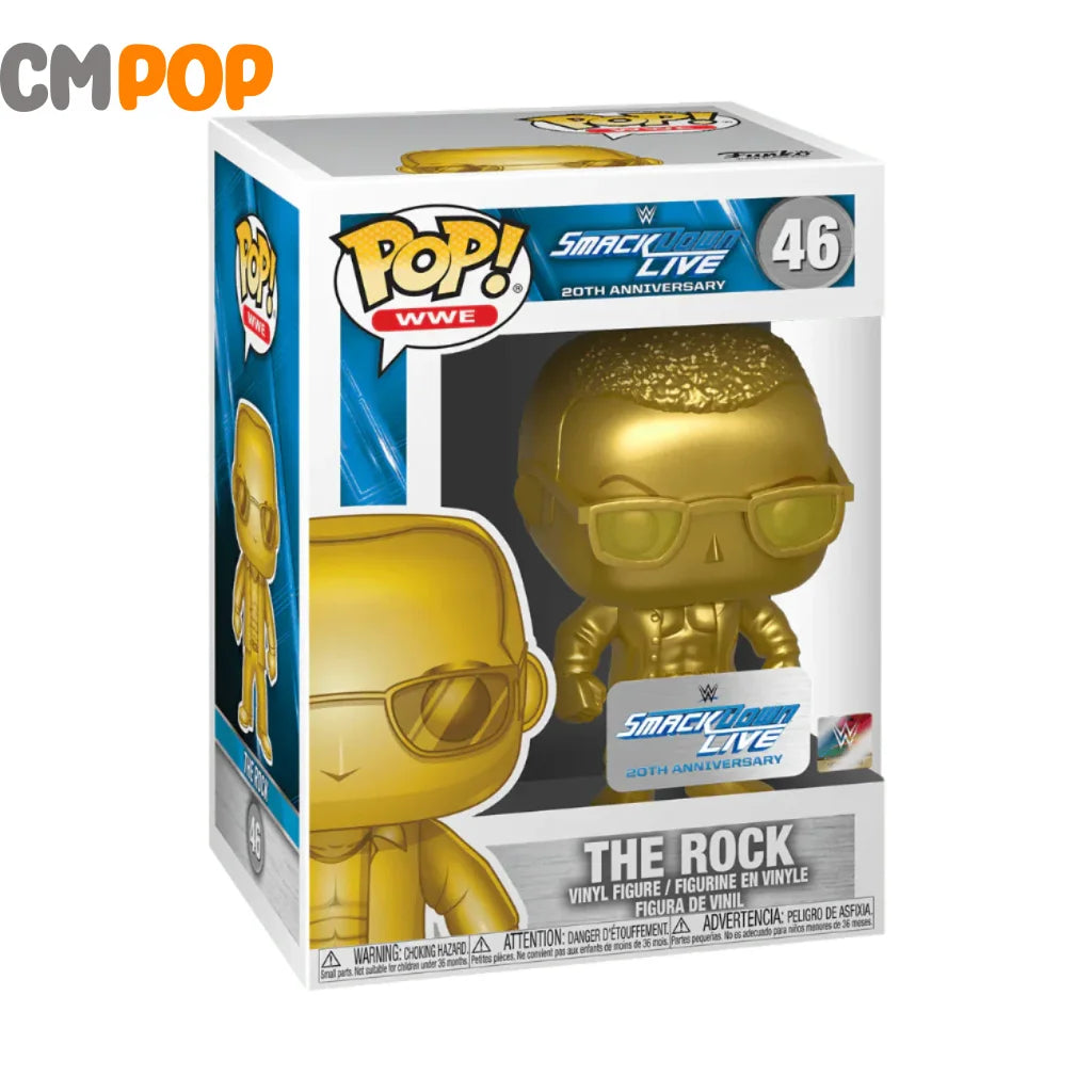 The Rock - #46 - Funko Pop! - Smack Live - Smack Live 20th Anniversary Funko Pop