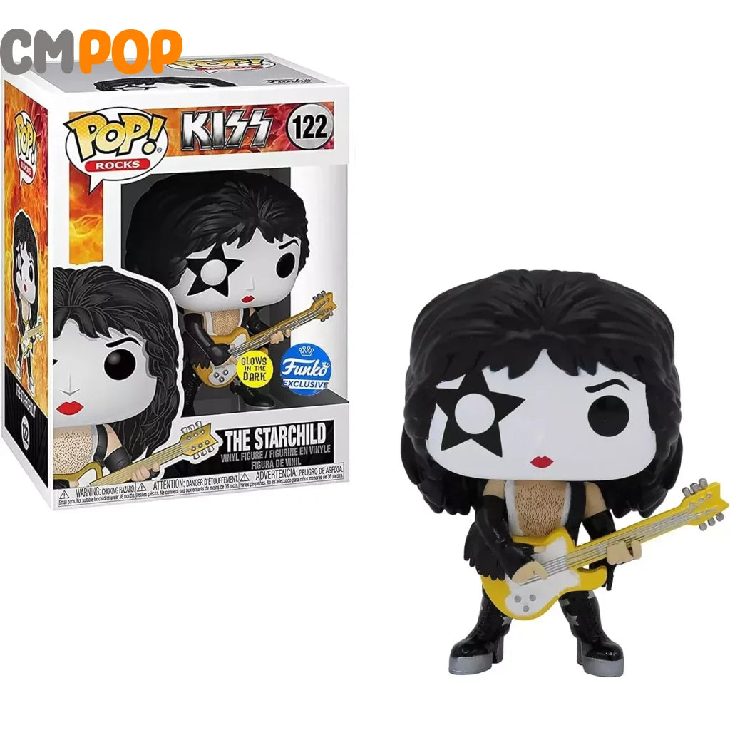The StarChild - #122 - Funko Pop! - Rocks - Kiss - Funko Exclusive - Glows in The Dark Funko Pop