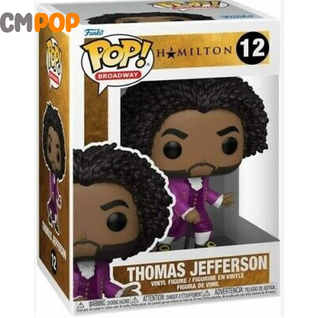 Thomas Jefferson - #12 Funko Pop! Hamilton Broadway Rocks Pop