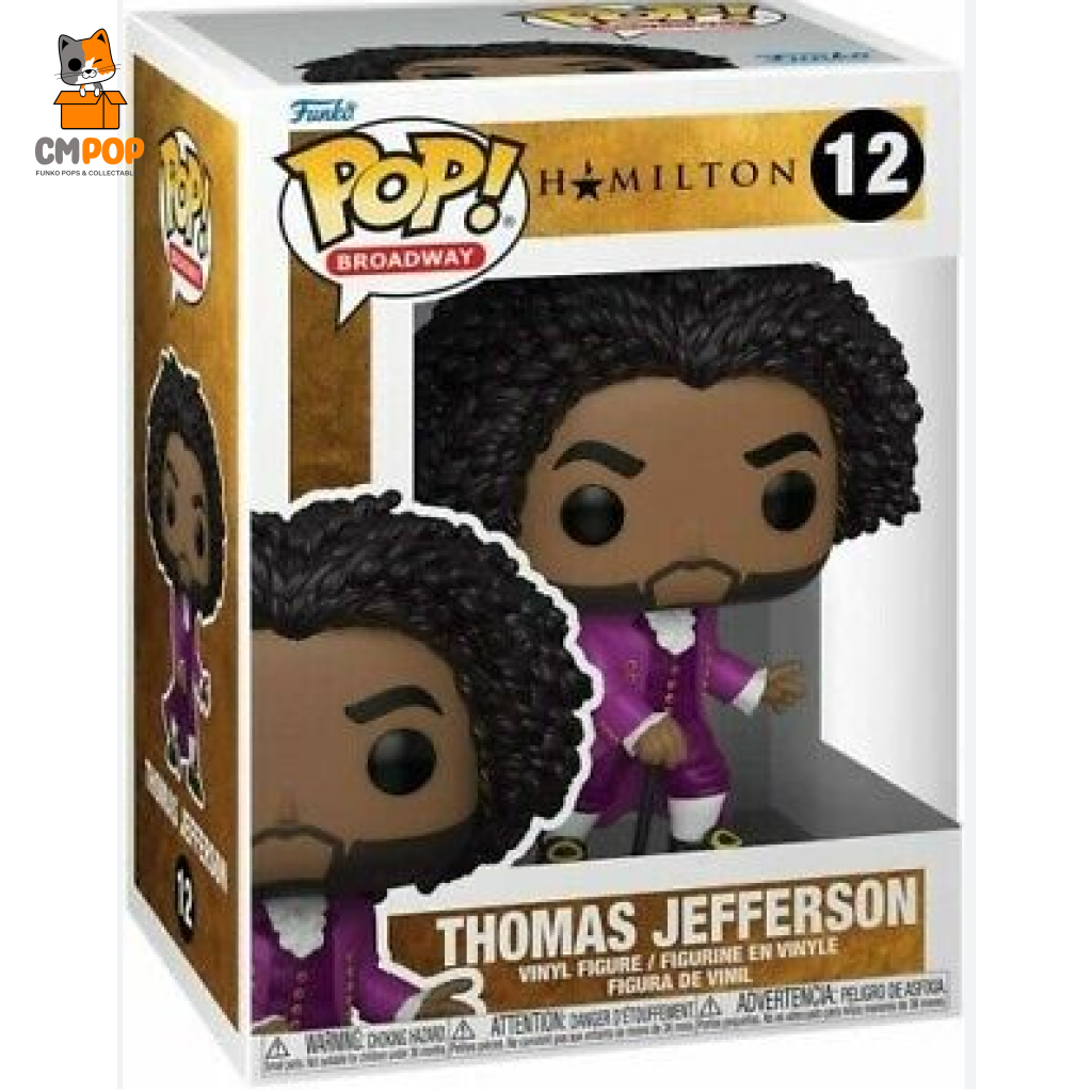 Thomas Jefferson - #12 Funko Pop! Hamilton Broadway Rocks Pop