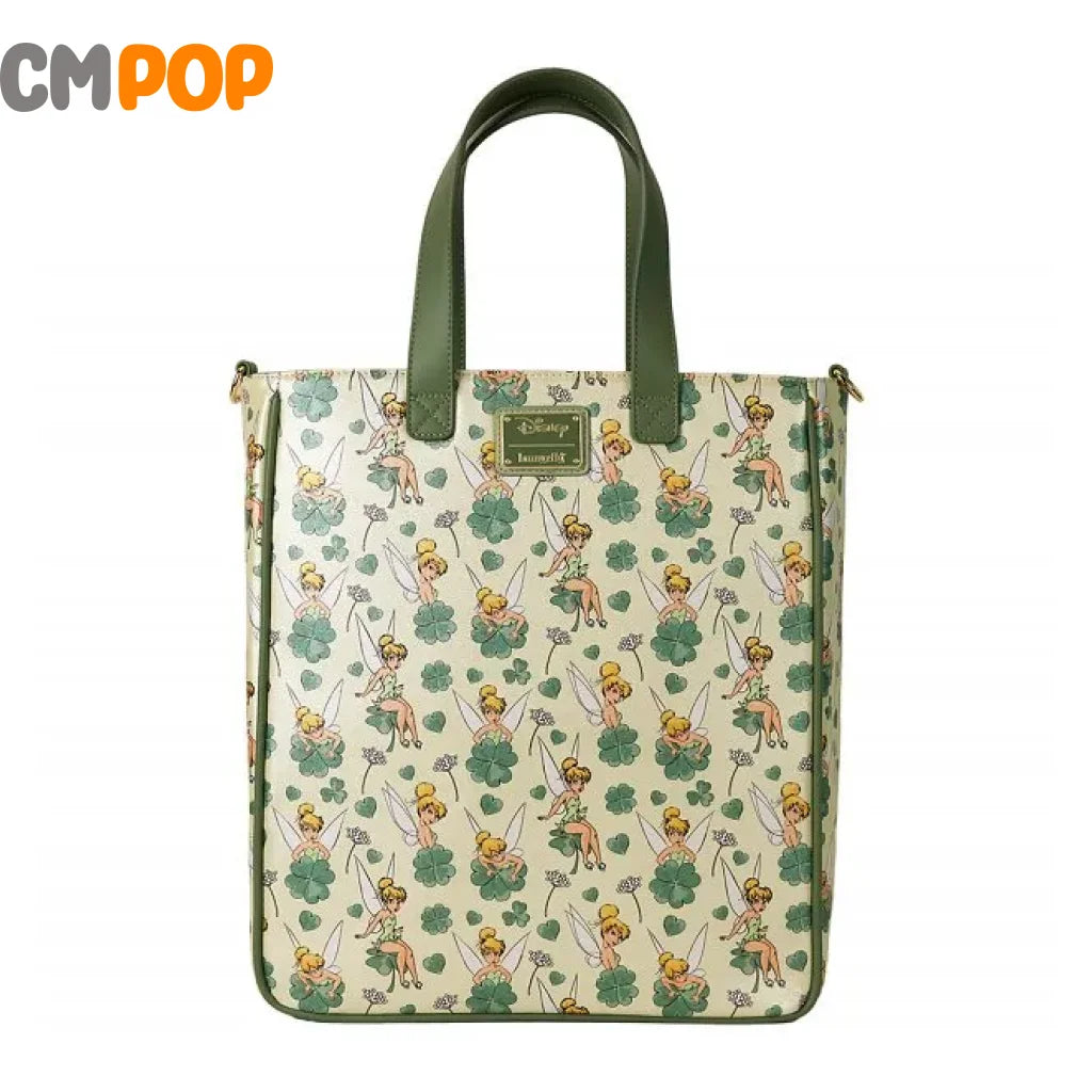 Tinkerbell 4 Leaf Clover Tote Bag With Coin Bag - Loungefly Loungefly