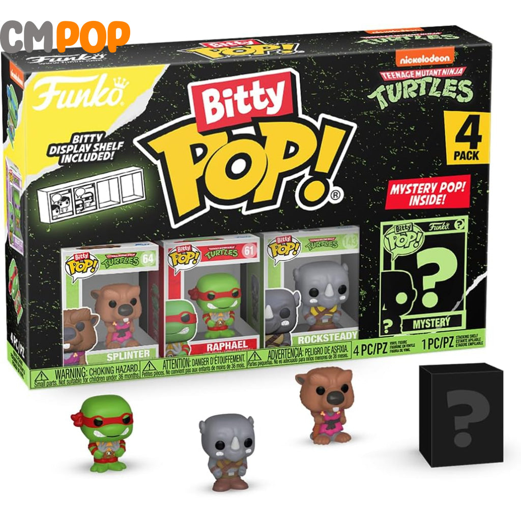 TMNT - Splinter - Bitty Funko Pop! - TMNT - Mystery Pop Funko Pop