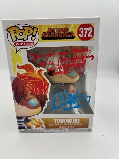 Todoroki - My Hero Academia - #372 - Funko Pop! -  My Hero Academia  - Signed by David Matunga