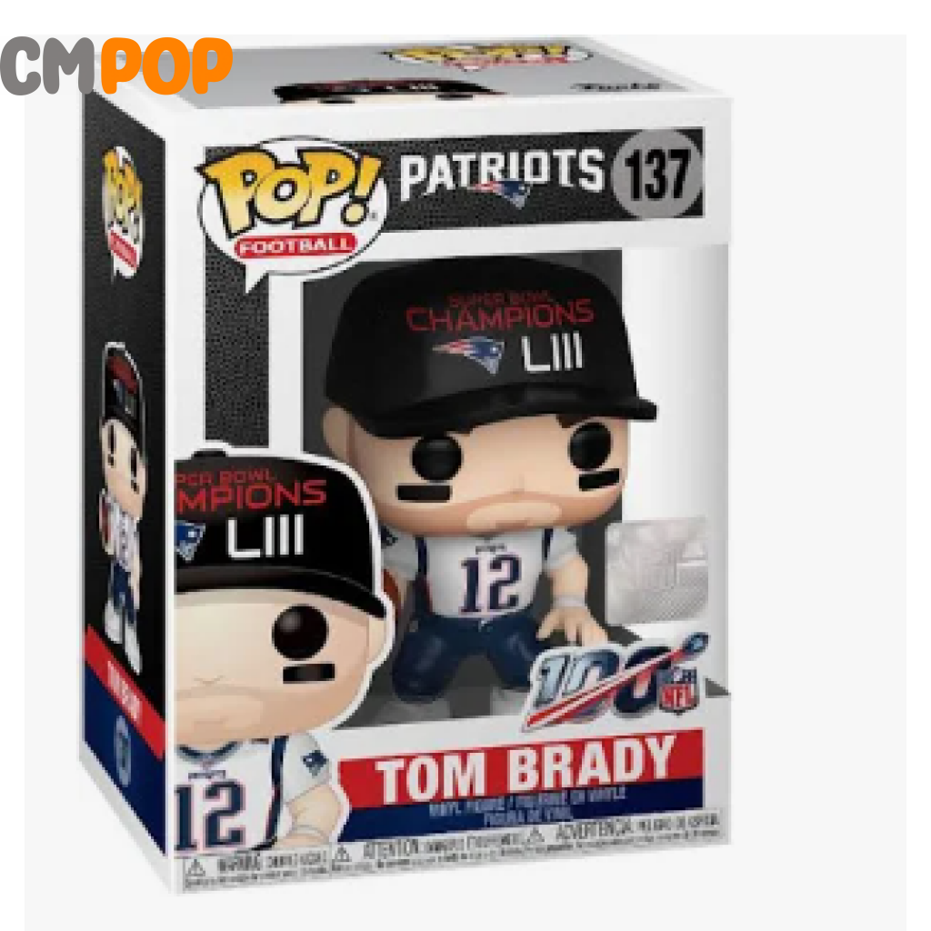 Tom Brady - #137 Funko Pop! Nfl Sports Pop