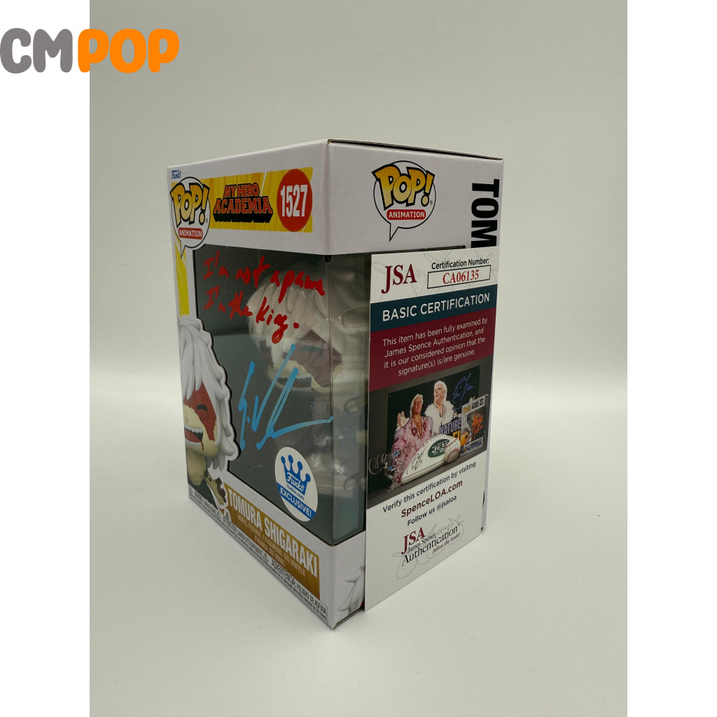 Tomura Shigaraki- #1527 - Funko Pop! - Animation - My Hero Academia - Funko Exclusive - Signed by - Certified Pop!