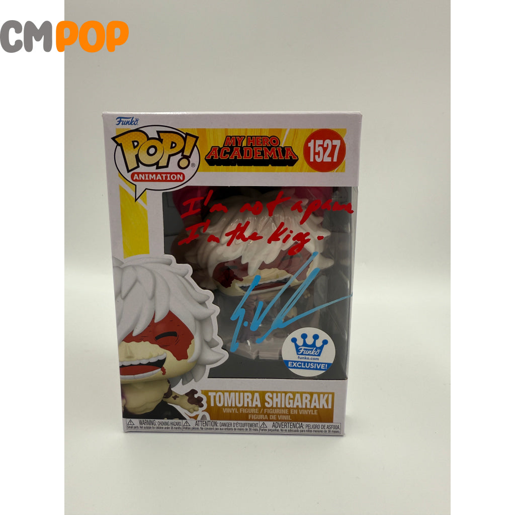 Tomura Shigaraki- #1527 - Funko Pop! - Animation - My Hero Academia - Funko Exclusive - Signed by - Certified Pop!