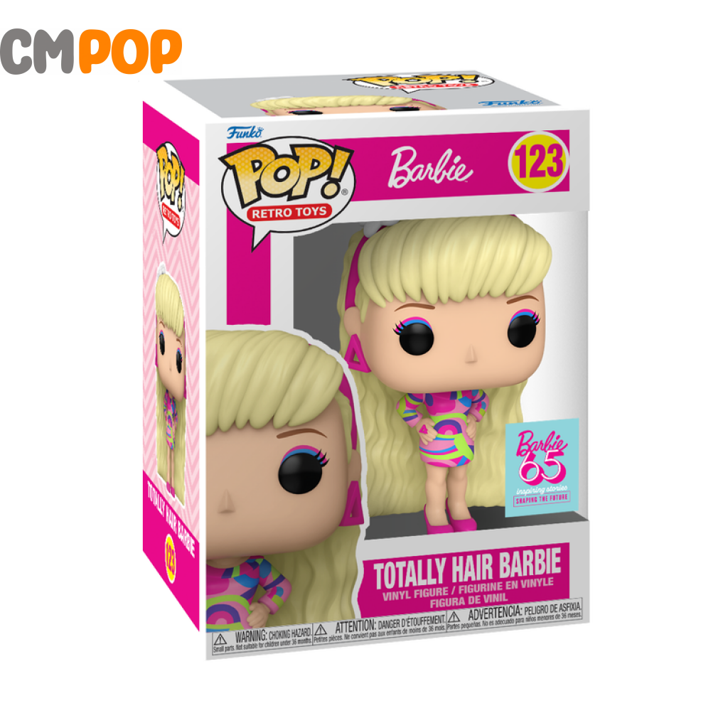 Totally Hair Barbie - #123  Barbie 65Th Anniversary Funko Pop! Loungefly