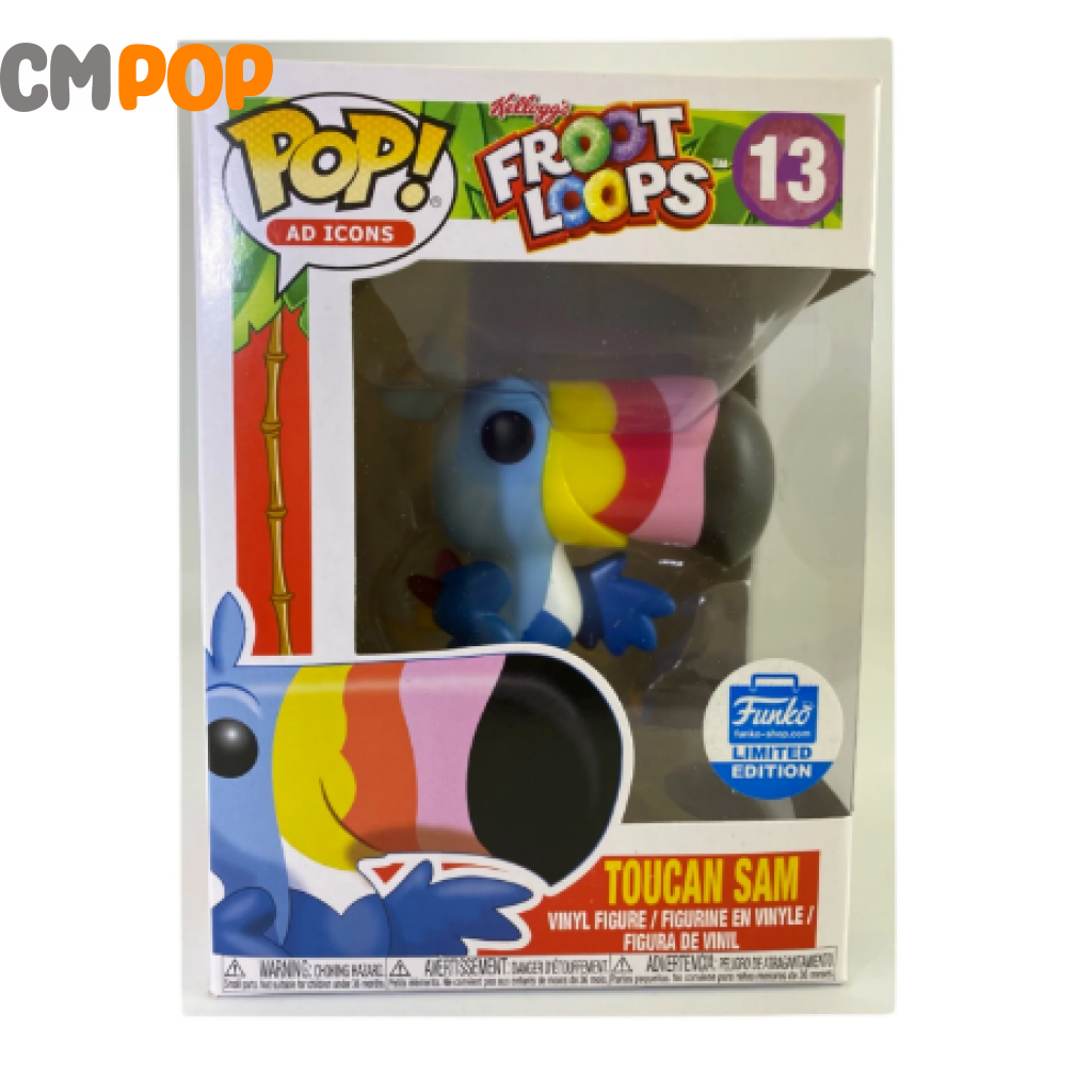 Toucan Sam - #13 Funko Pop! Fruit Loops Ad Icons Limited Edition Pop