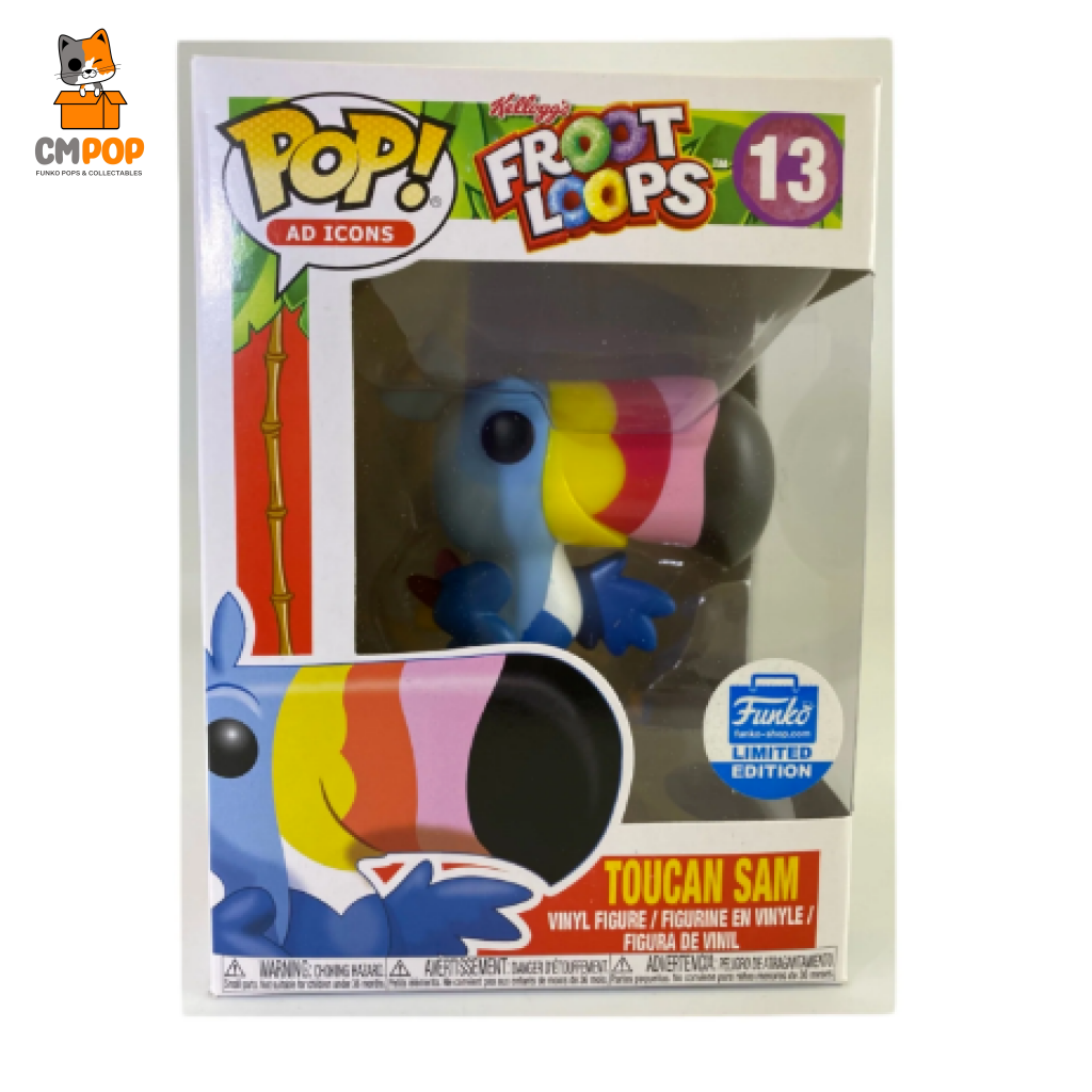 Toucan Sam - #13 Funko Pop! Fruit Loops Ad Icons Limited Edition Pop