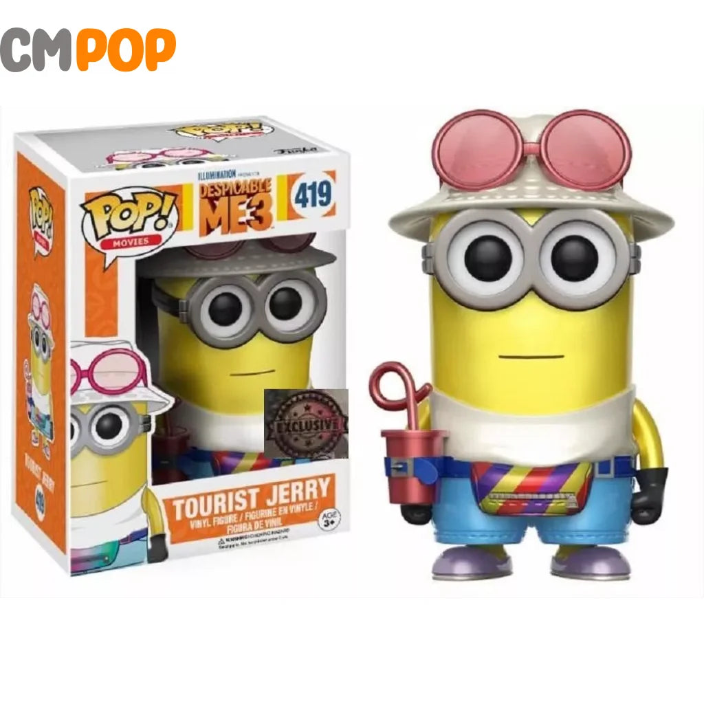 Tourist Jerry - #419 Funko Pop! Movies Despicable Me 3 Exclusive Pop