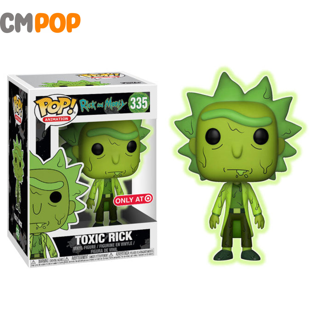 Toxic Rick - #335 - Funko Pop! - Animation - Rick and Morty - GITD - Target Exclusive Funko Pop