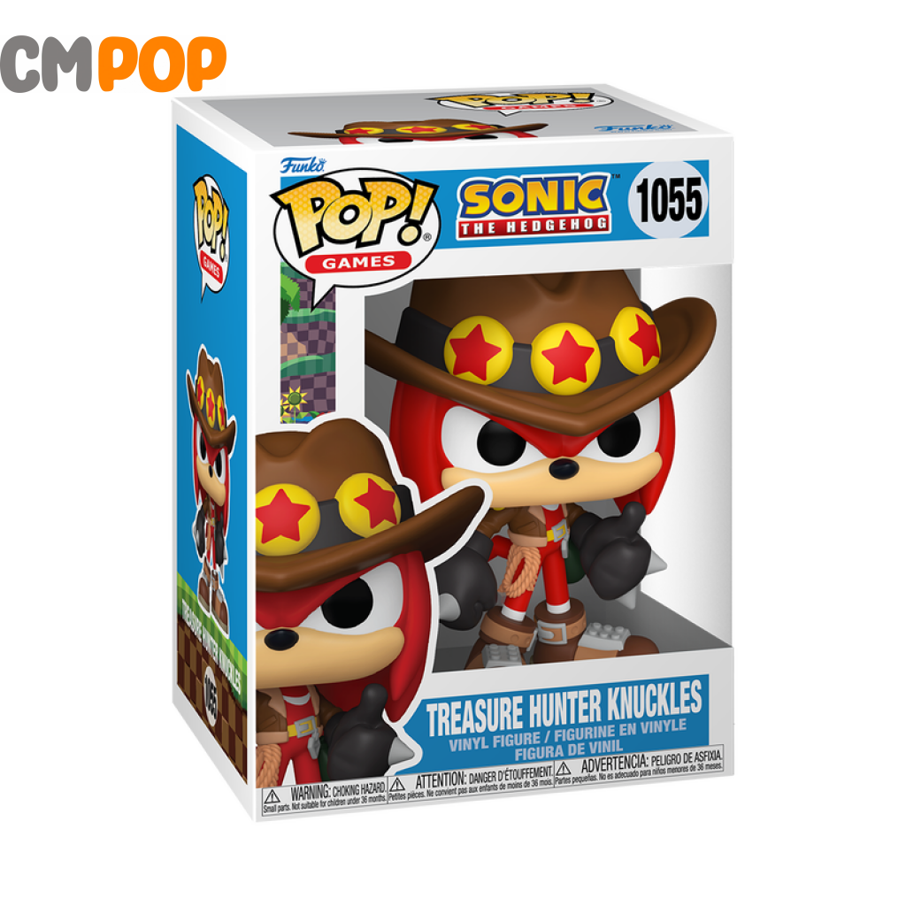 Treasure Hunter Knuckles - #1055 Funko Pop! Games Sonic The Hedgehog Pop