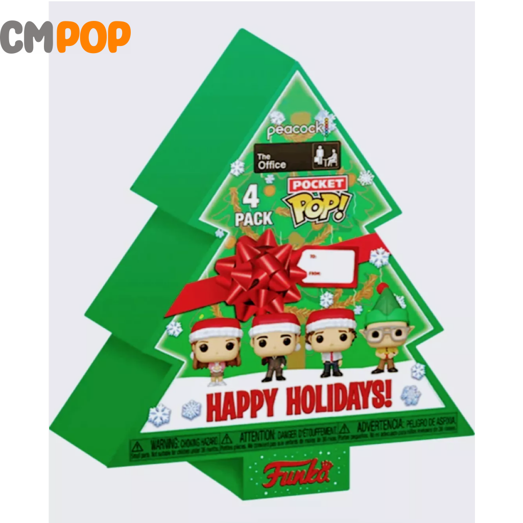 Tree Holiday Box Pocket Pop 4 Pieces - Funko Pop! The Office