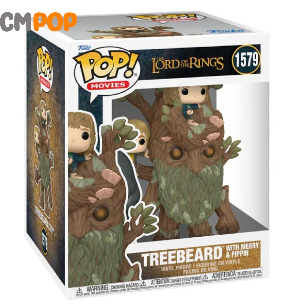 Treebeard with Merry & Pippin - #1579 - Funko Pop! - Movies - POP! Super - The Lord Of The Rings - COMING SOON Funko Pop