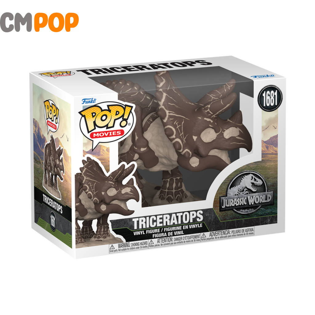 Triceratops - #1681 Funko Pop! Movies Jurassic World