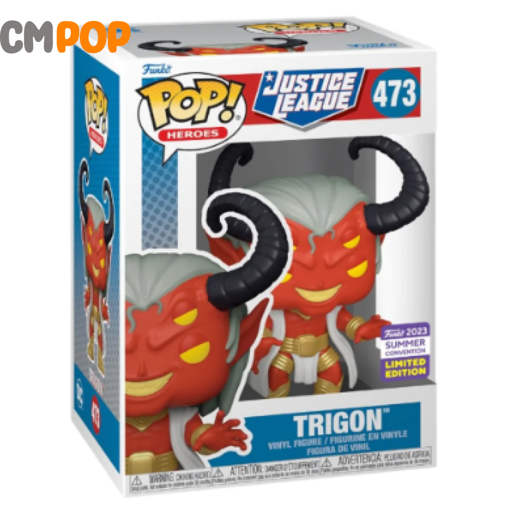 Trigon - #473 Funko Pop! Justice League Dc 2023 Summer Con Limited Edition Pop