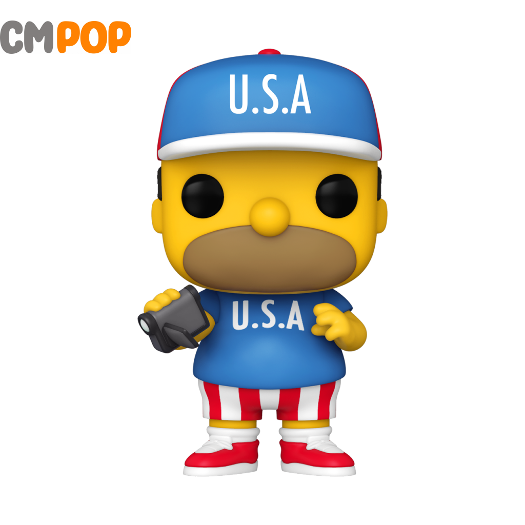 U.s.a Homer - #905 Funko Pop! The Simpsons Pop