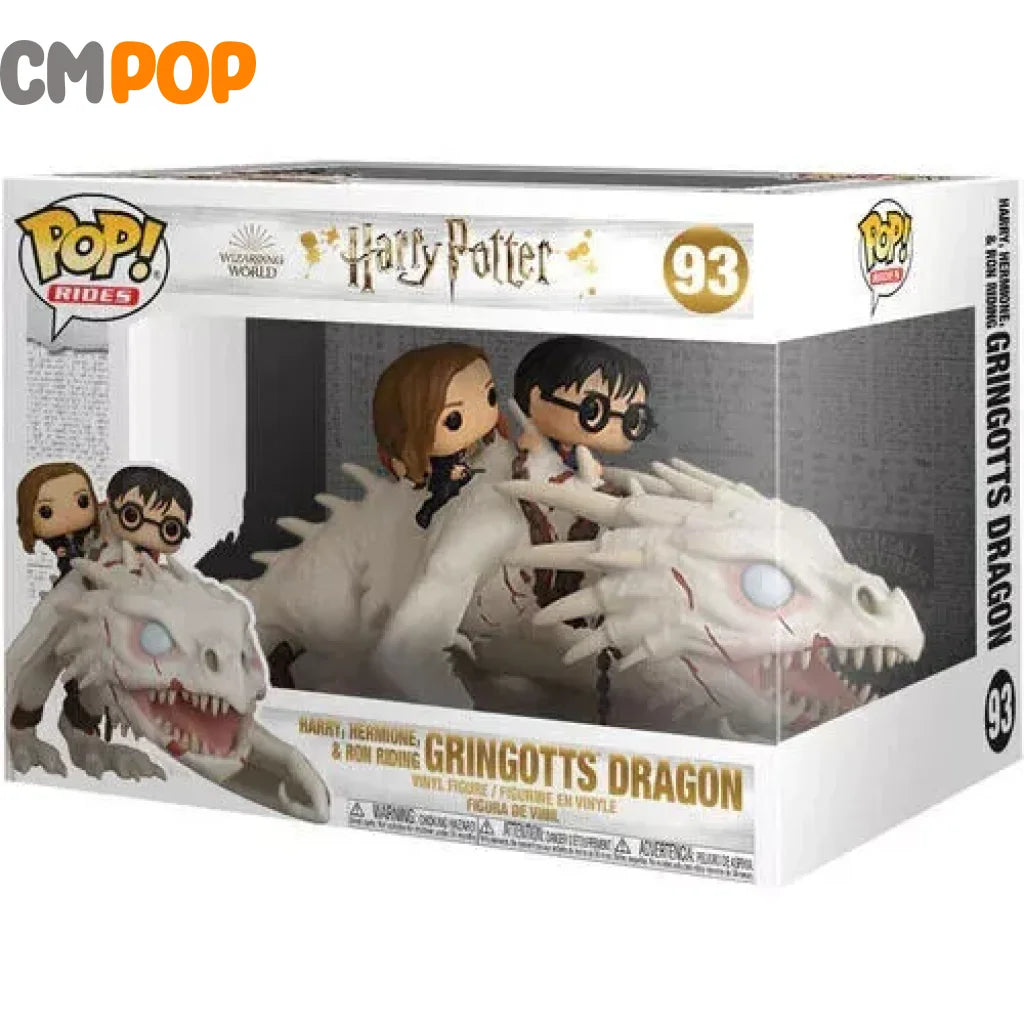 Ukrainian Iron Belly With Harry Ron And Hermione - #93 Funko Pop! Rides Potter Pop