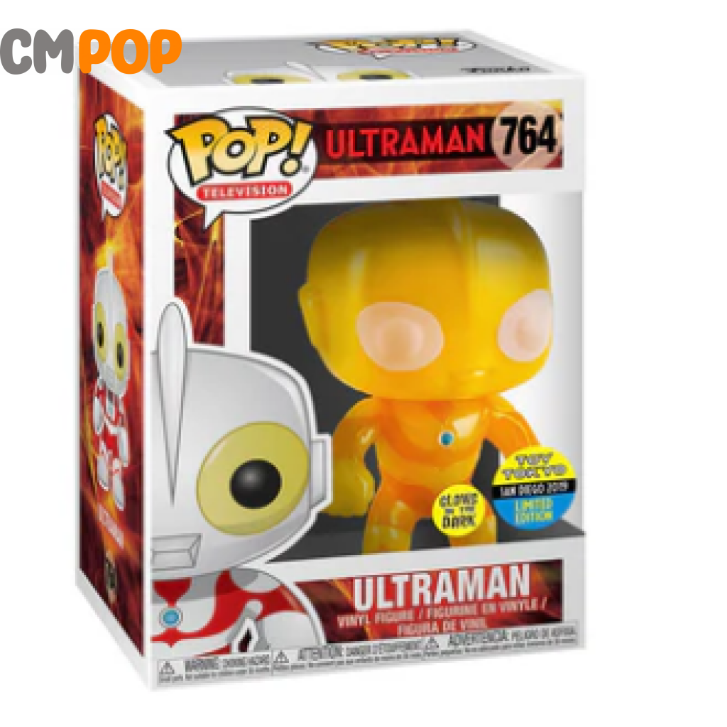 Ultraman - #764 Funko Pop! Television Glows In The Dark 2019 Convention Exclusive