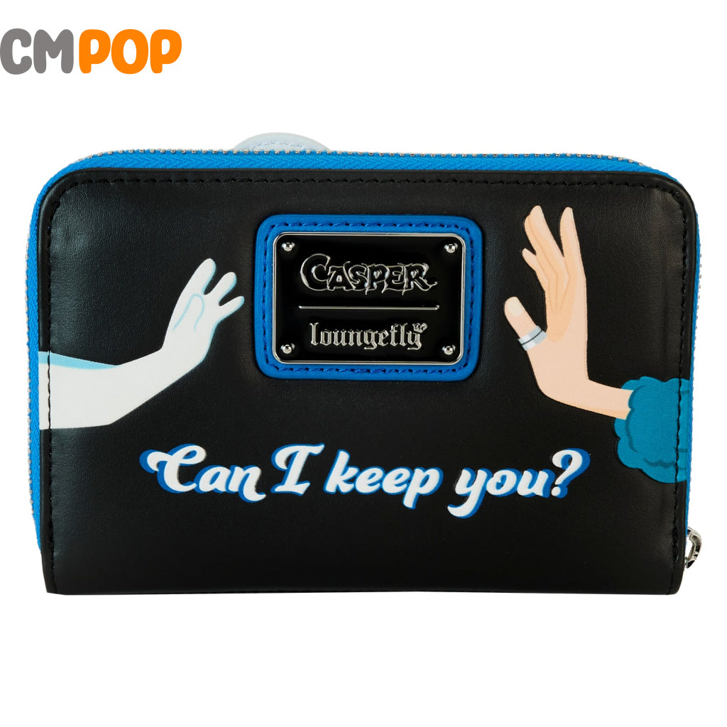 Universal Casper The Friendly Ghost Halloween Zip Around Wallet - Loungefly