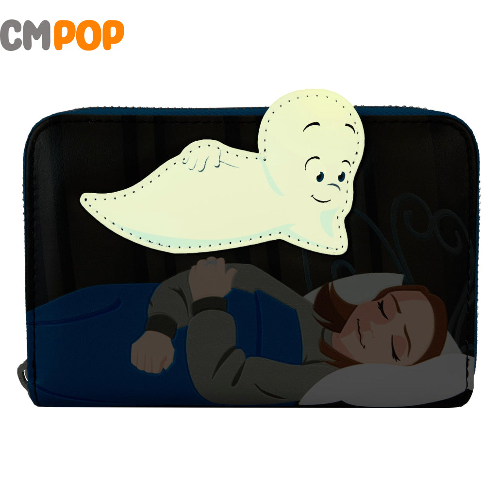 Universal Casper The Friendly Ghost Halloween Zip Around Wallet - Loungefly