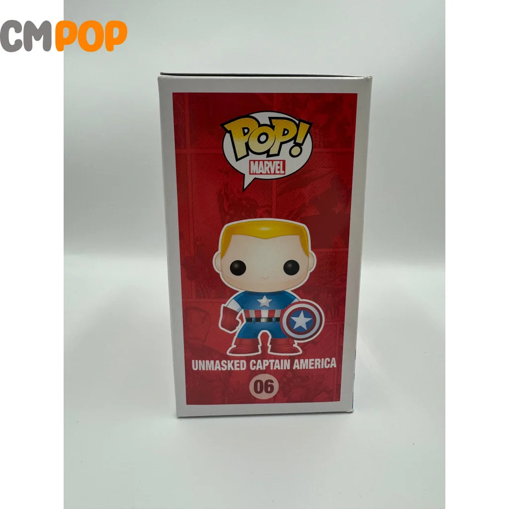 Unmasked Captain America - #06 Funko Pop! Marvel