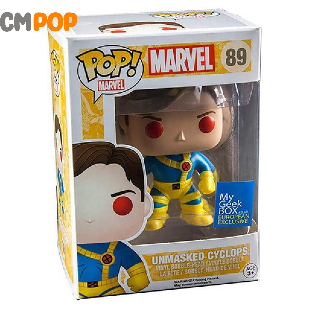 Unmasked Cyclops - #89 Funko Pop! Marvel My Geek Box Exclusive
