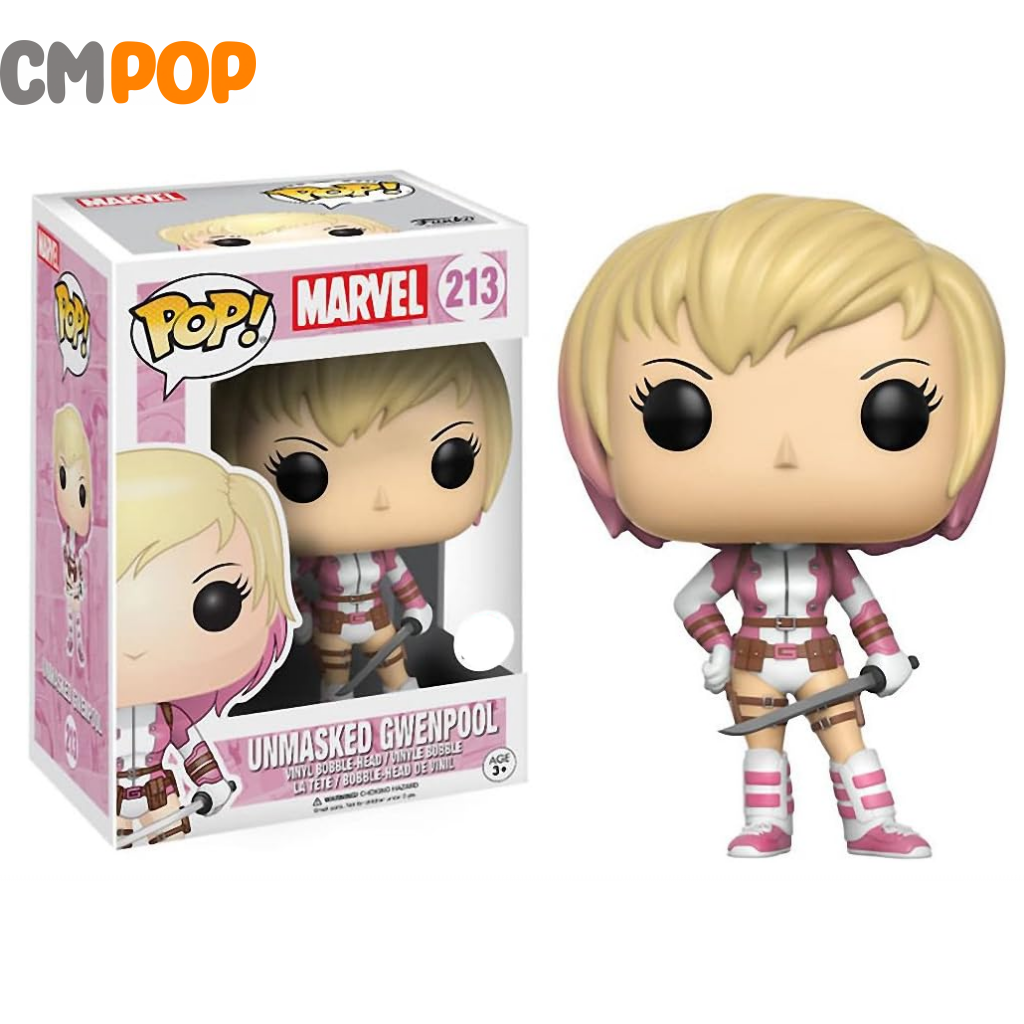 Unmasked Gwenpool - #213 Funko Pop! Marvel Pop