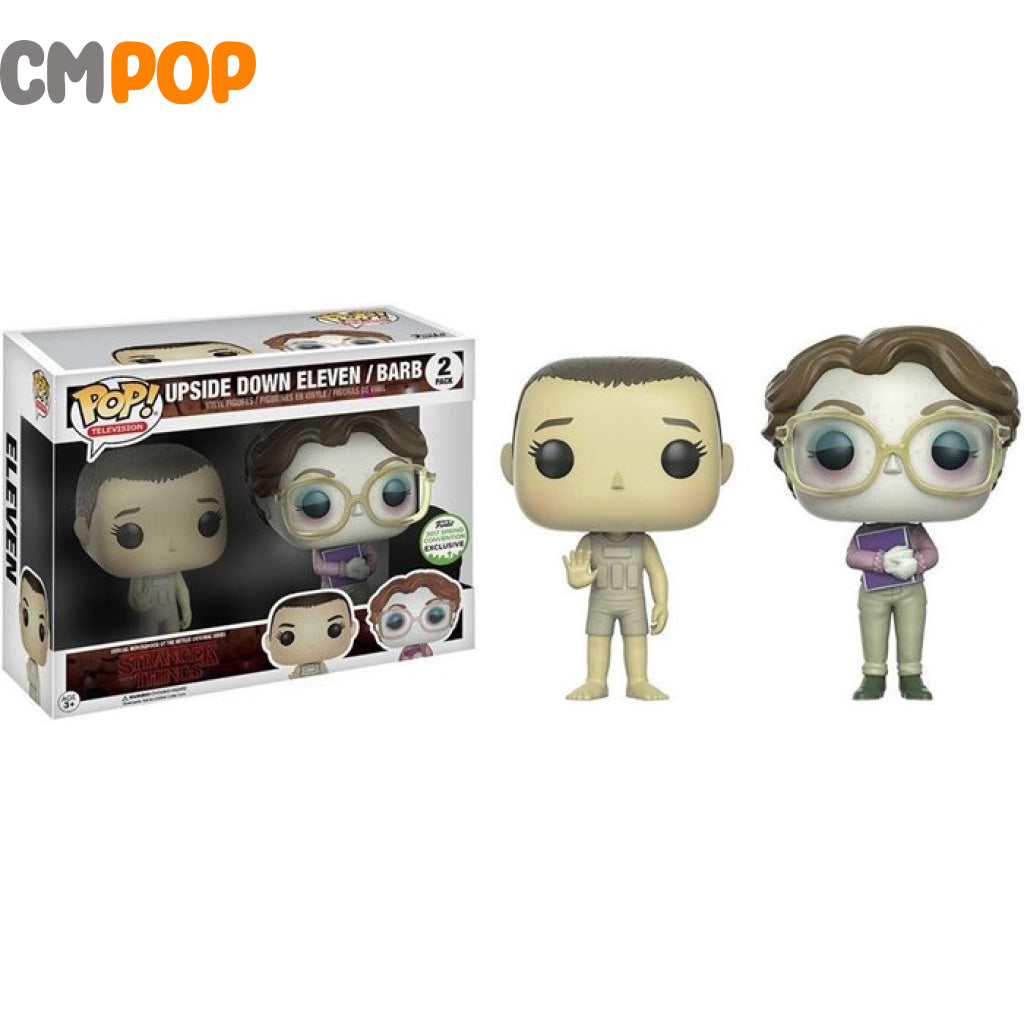 Upside Down Eleven / Barb - 2 Pack - Funko Pop! - Television - Stranger Things - Summer convention Exclusive Funko Pop