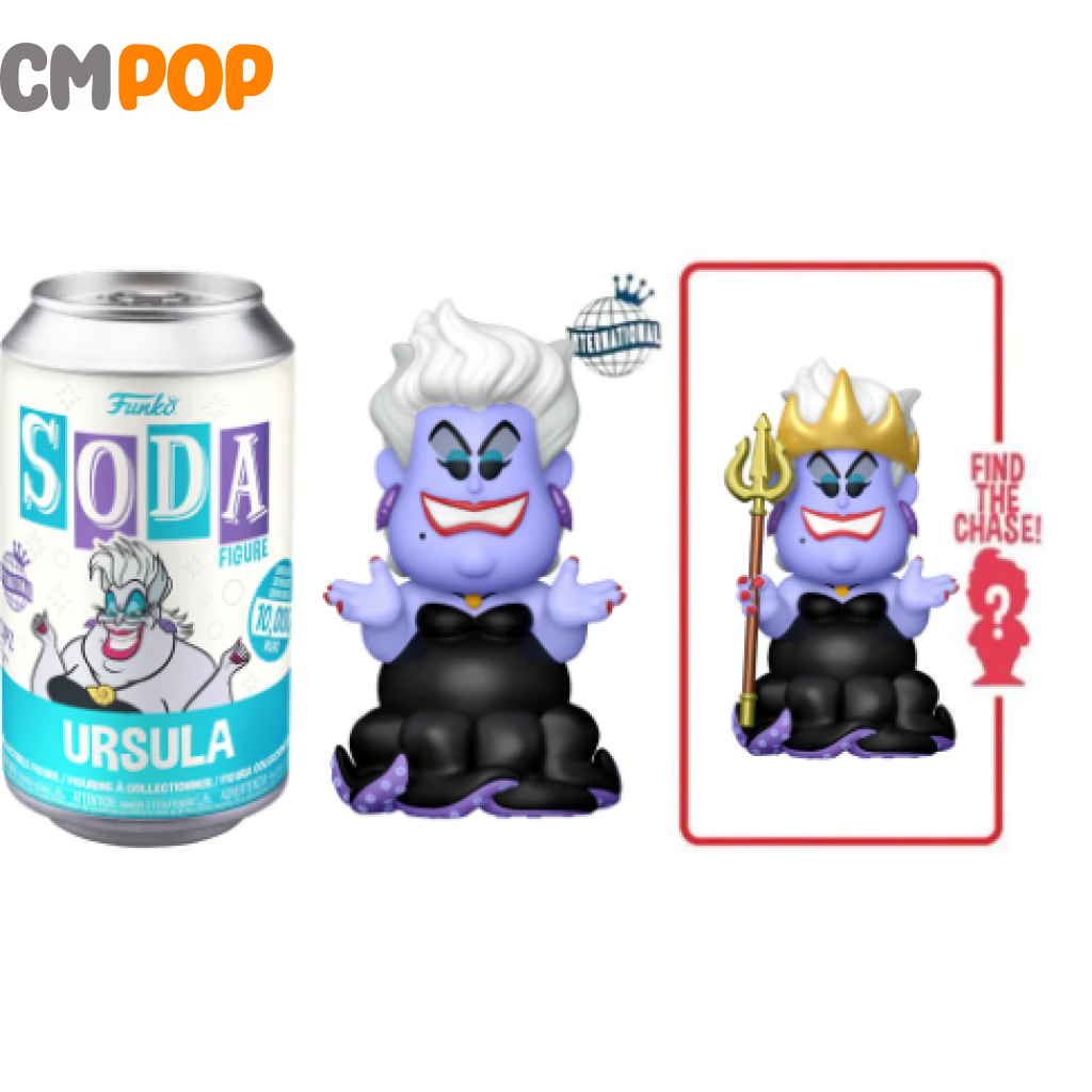 Ursula - Funko Vinyl Soda 10 000 Pieces - Chance Of Chase