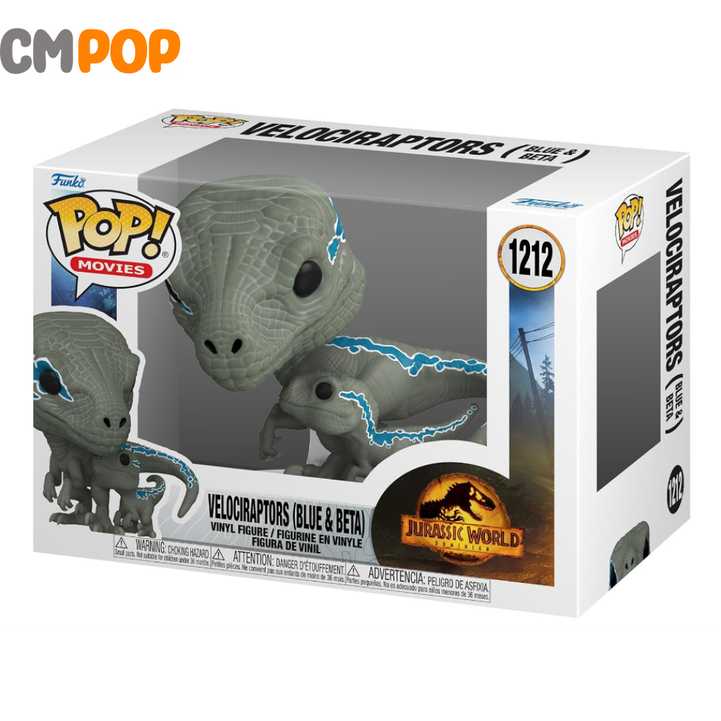 Velociraptors (Blue & Beta)- #1212 - Funko Pop! Jurassic World Movies Pop