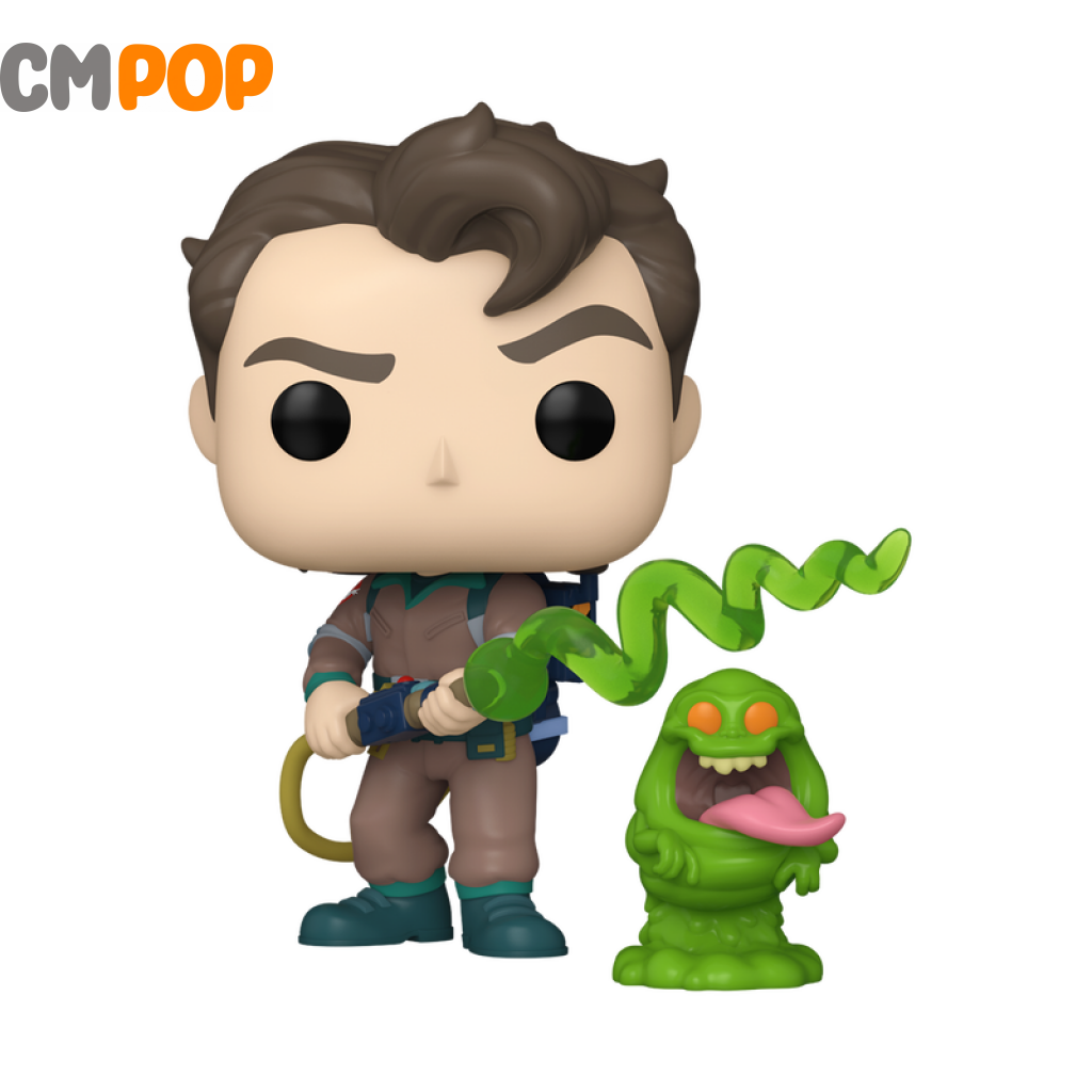 Venkman with Slimer - #1785 - Funko Pop! - Animation - The Real Ghost Busters Funko Pop