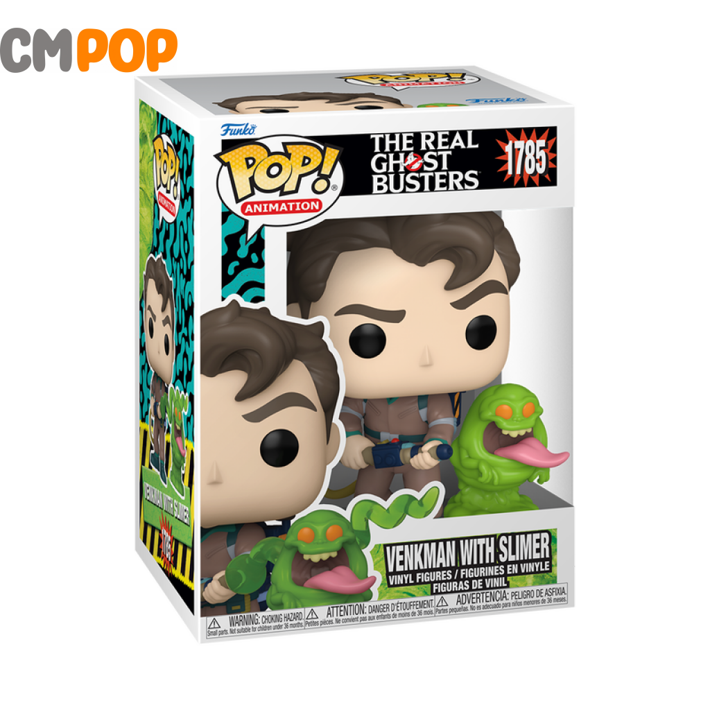 Venkman with Slimer - #1785 - Funko Pop! - Animation - The Real Ghost Busters Funko Pop