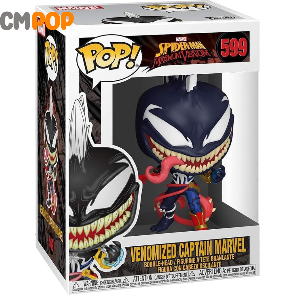 Venomized Captain Marvel - #599 Funko Pop! Spider-Man Maximum Venom Pop