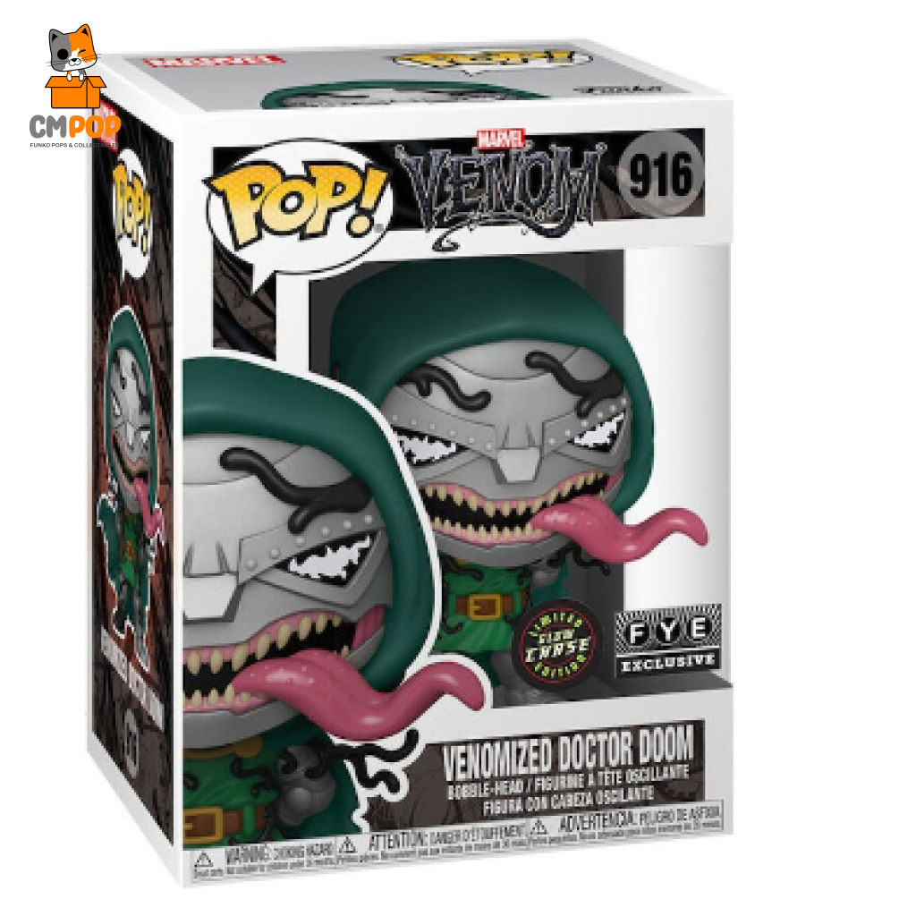 Venomized Doctor Doom - #916 Funko Pop! Venom Fye Exclusive Chase Edition Pop
