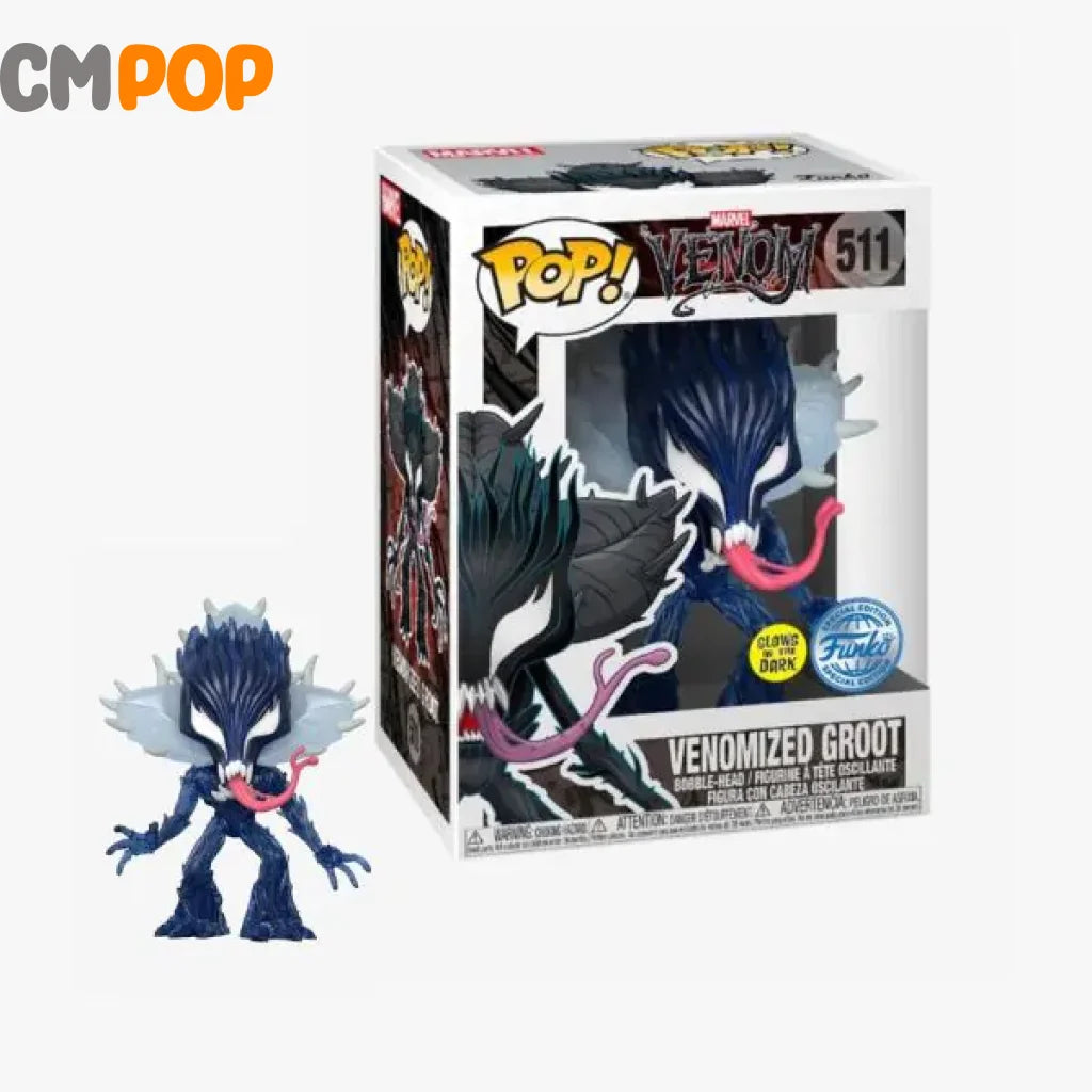 Venomized Groot - #511 Funko Pop! Marvel Venom Glows In The Dark Special Edition
