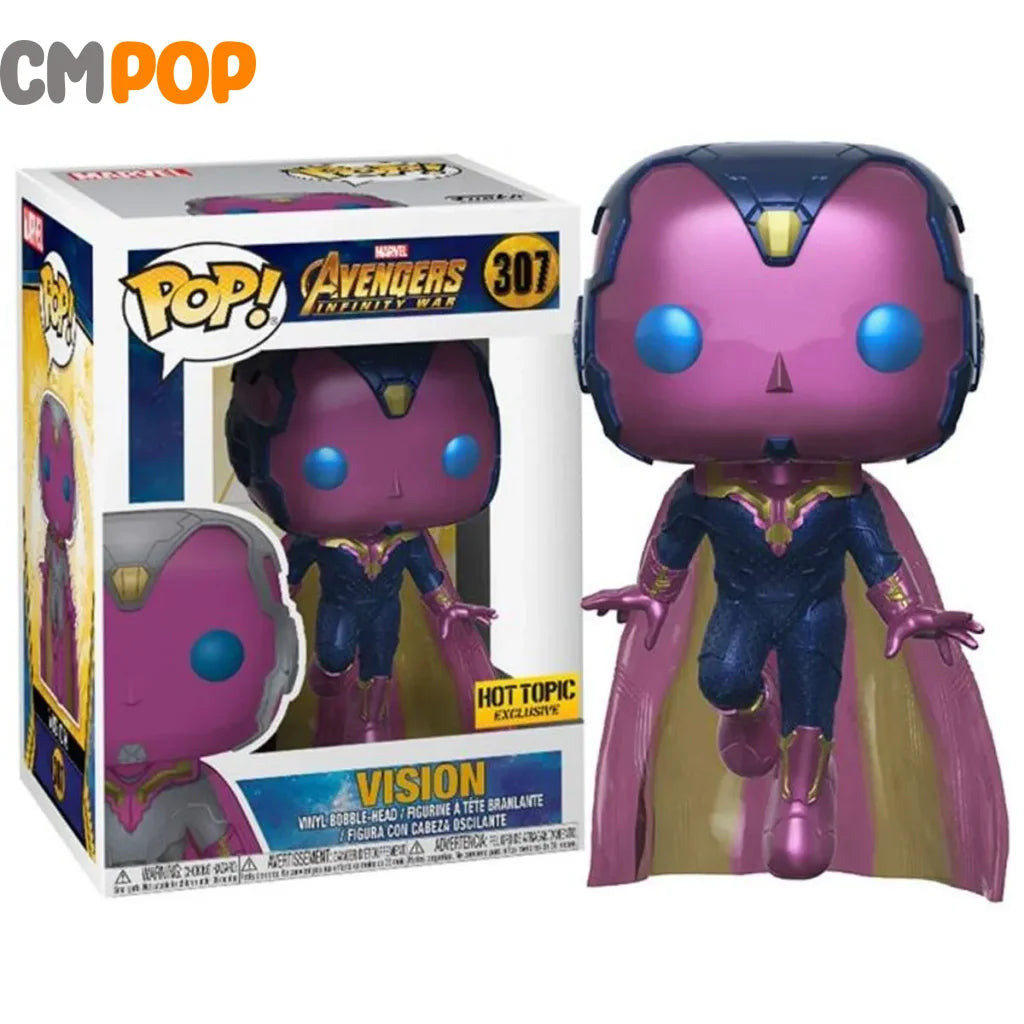 Vision - #307 - Funko Pop! - Marvel -Avengers Infinity War - Hot Topic Exclusive