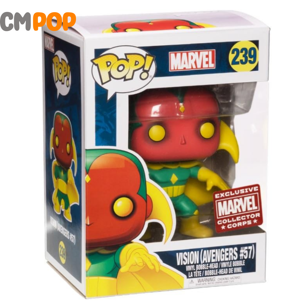 Vision (Avengers #57) - #239 Funko Pop! Marvel Mcc Exclusive Pop