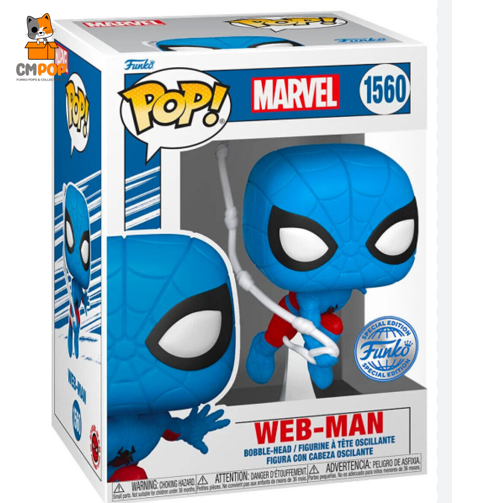 Web-Man - #1560 -Funk Pop Marvel Funko Special Edition