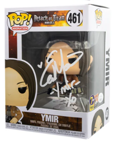 Ymir  - #461 - Funko Pop! - Attack on Titan - 7 BAP - 30 PCS - Signed POP! - Signed By Elizabeth Maxwell