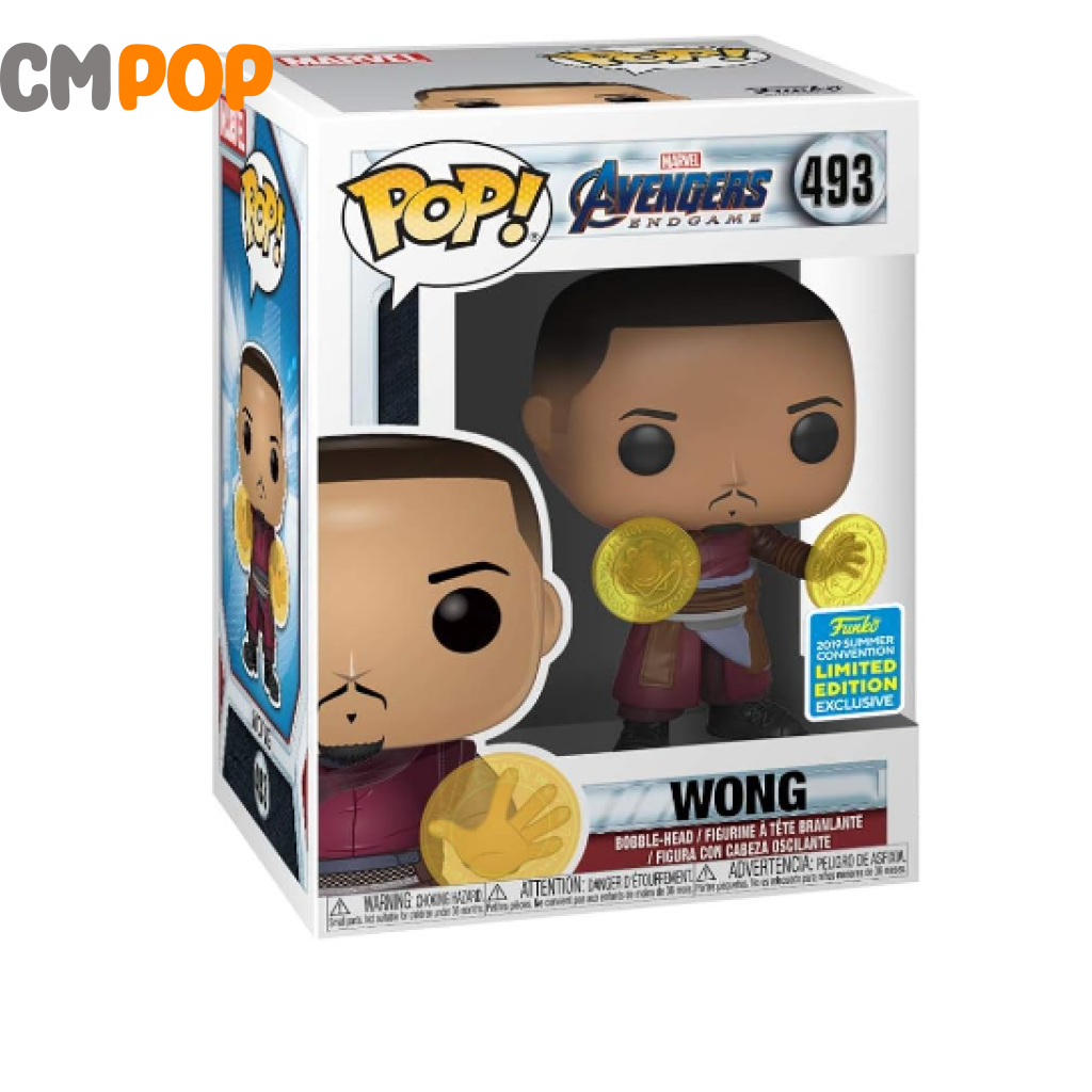 Wong- #493 - Funko Pop! Marvel Avengers Endgame Comic Con Limited Edition Pop