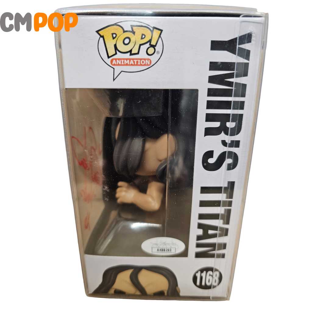 Ymirs Titan Signed Jsa Certified - #1168 Funko Pop! Attack On Pop