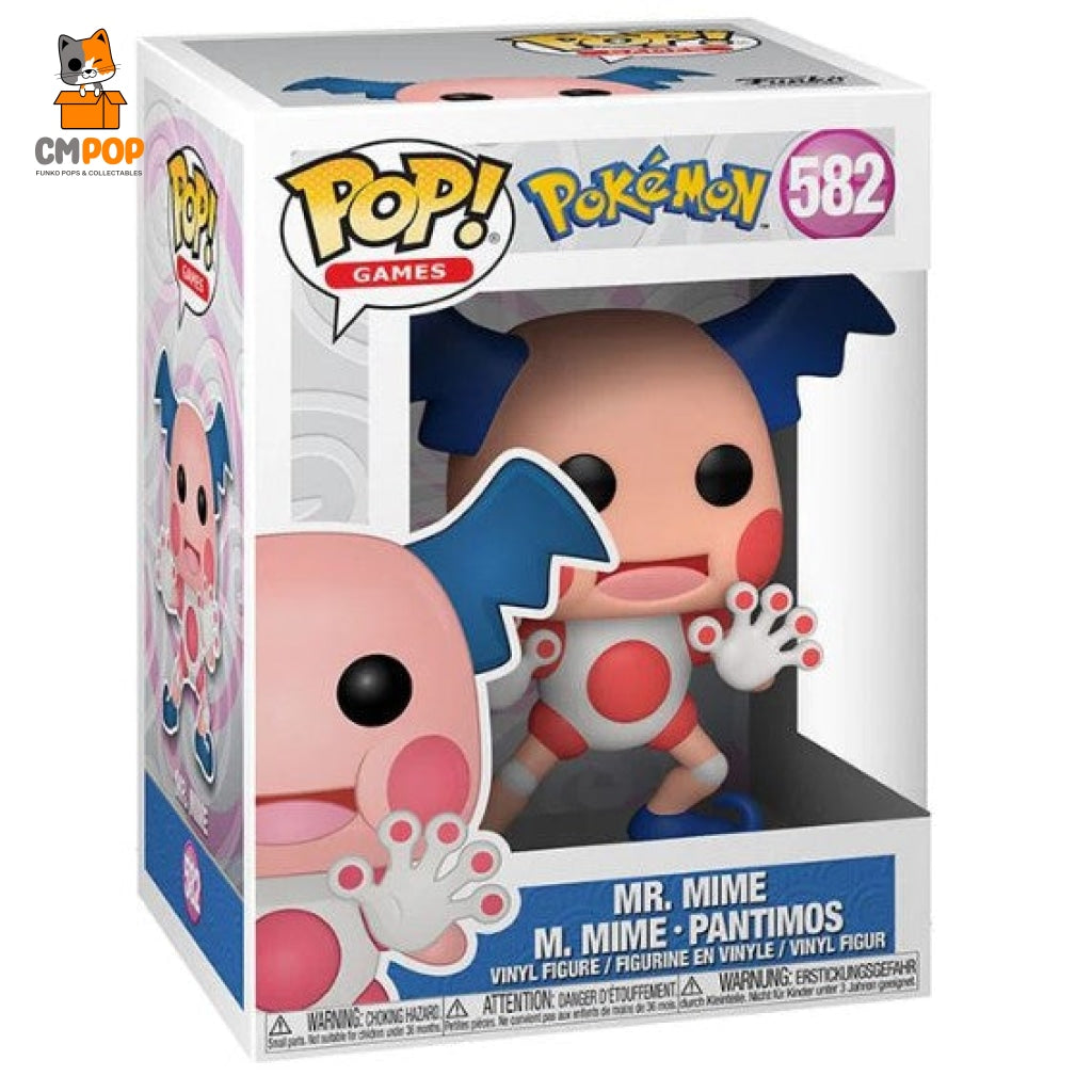 Mr Mime - #582 Funko Pop! Pokemon Pop